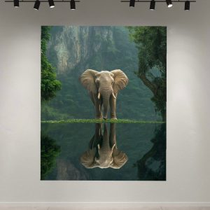 Ilustración Elefante Natural