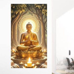 Ilustración Buda Dorado