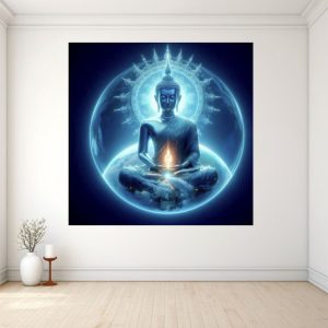 Ilustración Buda Azul