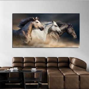 Ilustración Tres Caballos