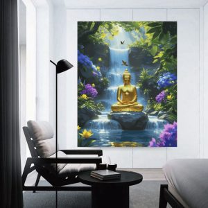 Ilustración Buda Dorado